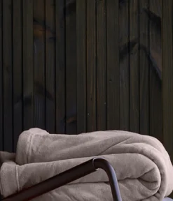 Couverture polaire taupe