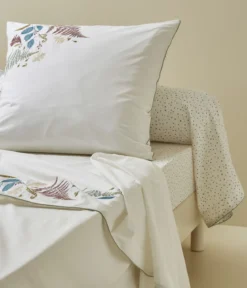 Drap brodé Sous-bois