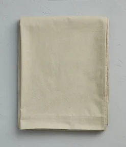 Drap coton beige chamois