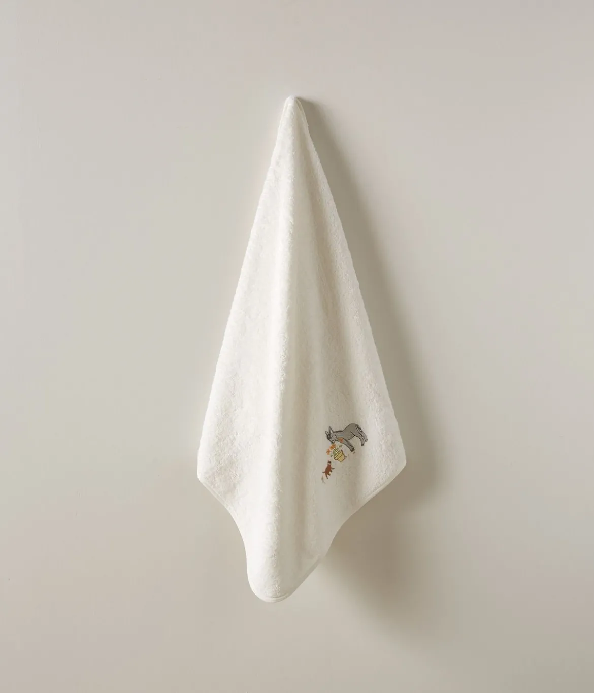 Drap de bain Eugène et Gribouille