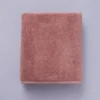 Drap de bain Soft Rose velouté 100x150 cm