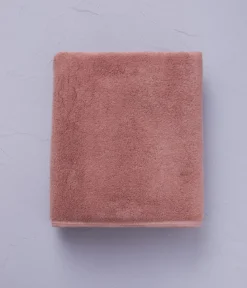 Drap de bain Soft Rose velouté 100x150 cm