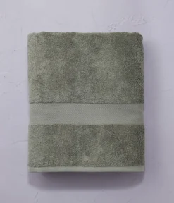 Drap de bain Vert vétiver 100x150 cm