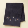Drap de bain 100x150 fantaisie Après-ski bleu