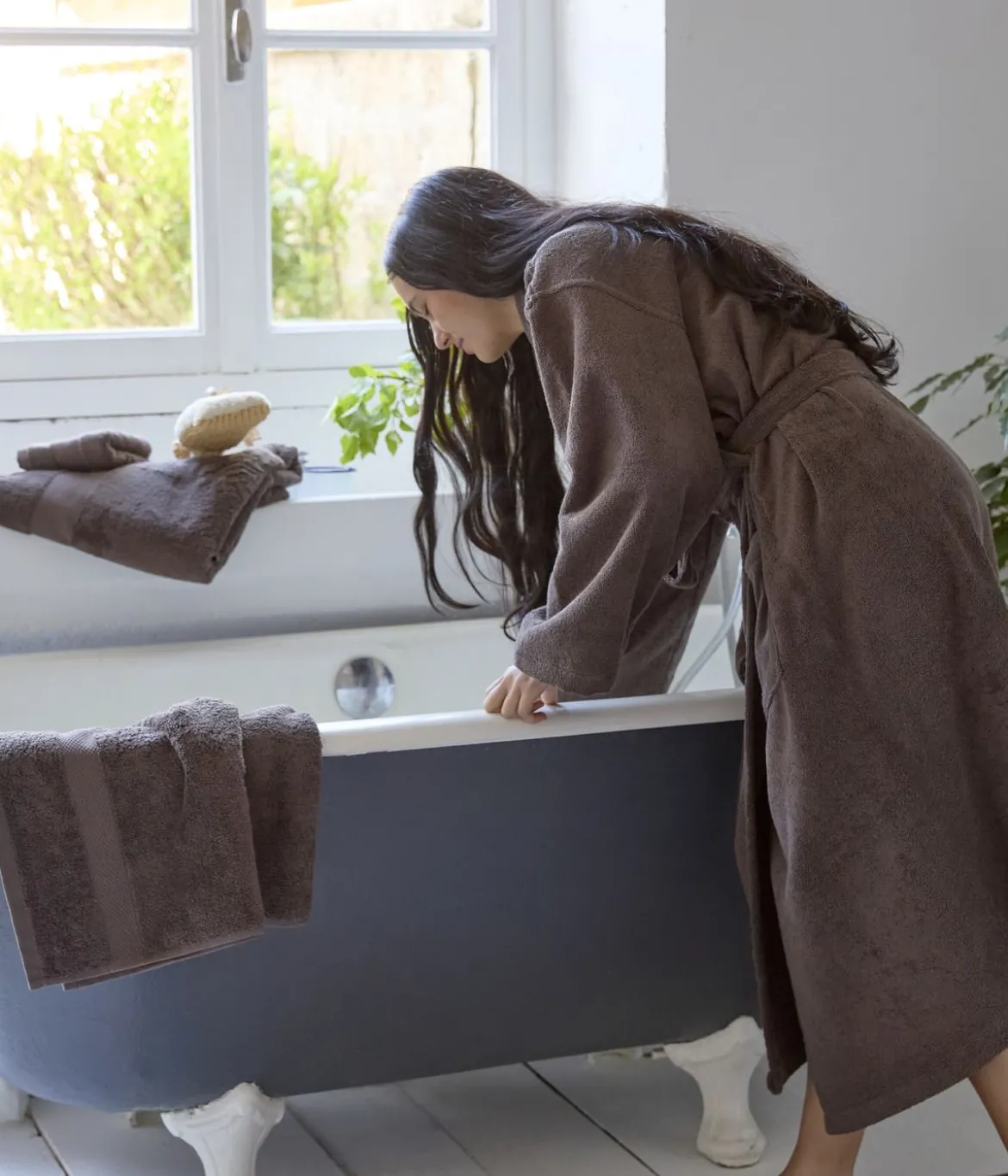 Drap de douche Cacao