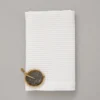 Drap de douche nid d'abeille 70x150 cm Bain de minuit blanc