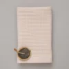 Drap de douche nid d'abeille 70x150 cm Bain de minuit rose