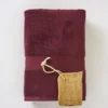 Drap de douche Prune