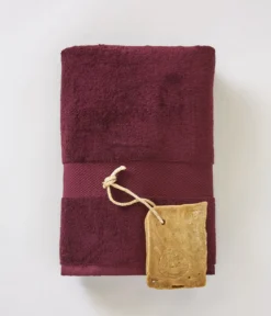 Drap de douche Prune