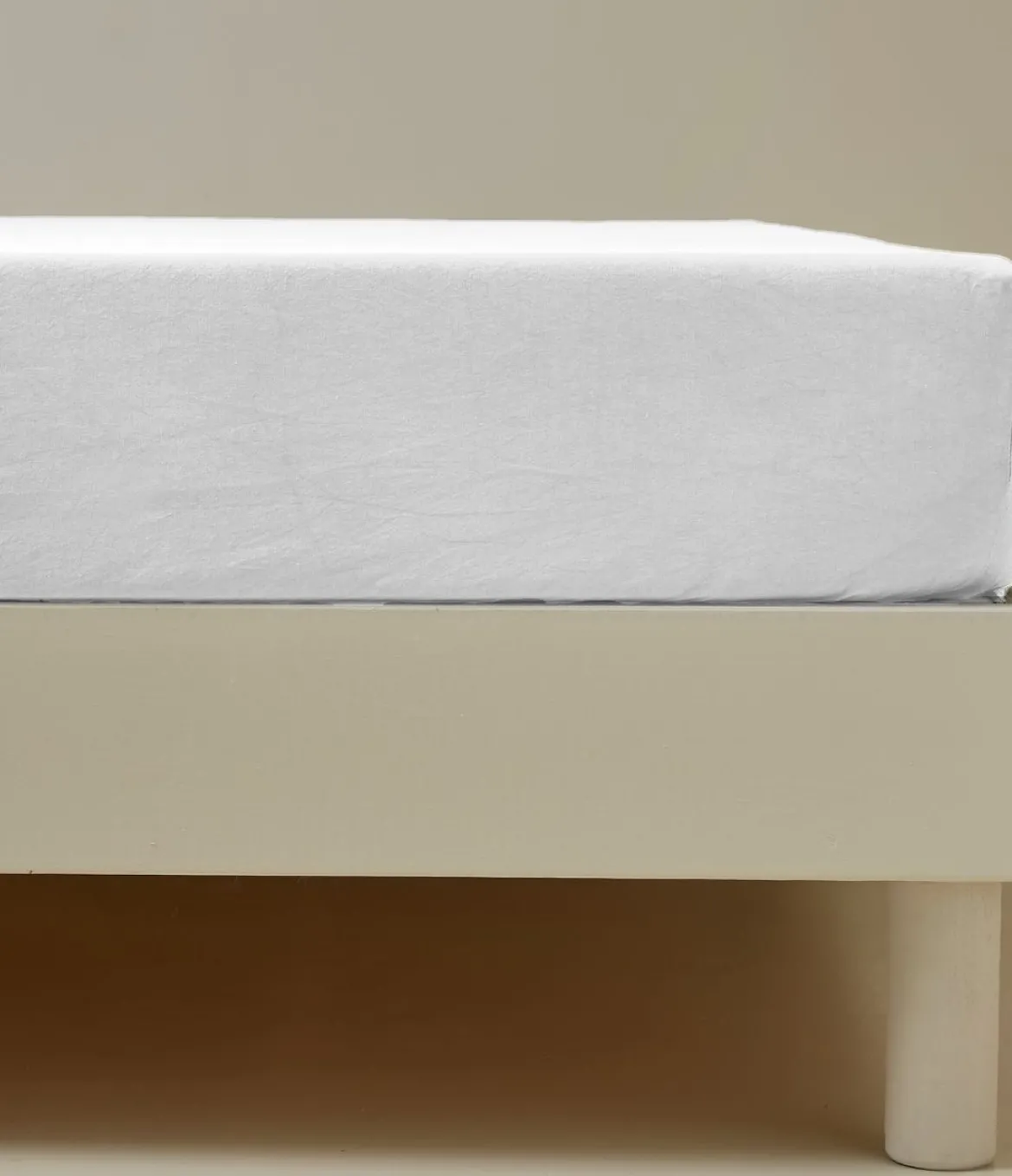 Drap housse percale blanche