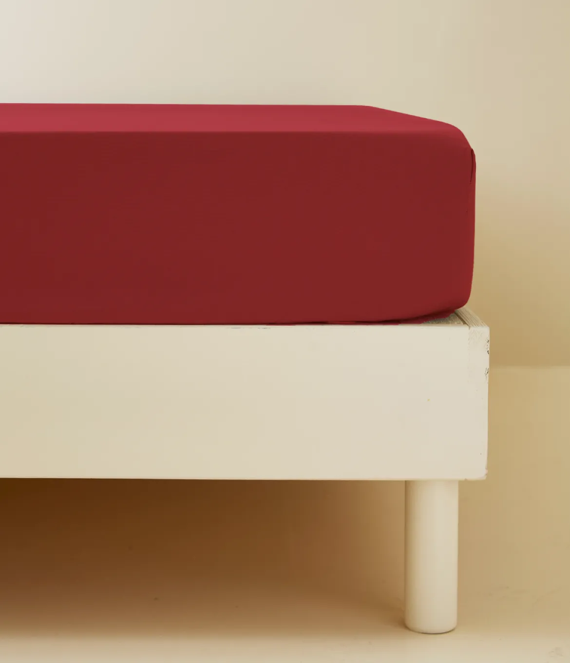 Drap housse percale griotte