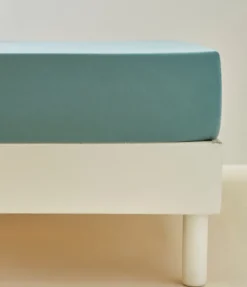 Drap housse satin de coton & Lyocell Tencel™ Cyprès