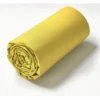Drap housse TPR lit articulé percale Jaune abeille 2x80x200