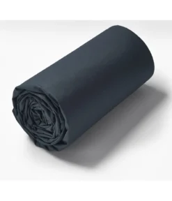 Drap housse TPR lit articulé percale Pierre bleue 2x80x200