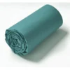 Drap housse TPR lit articulé percale Vert émeraude 2x80x200