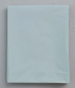 Drap percale bleu givré