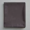 Drap percale gris basalt 180X290 cm