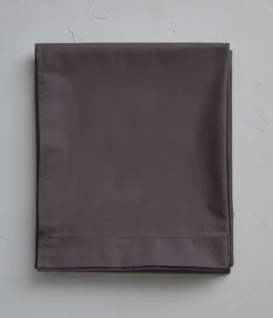 Drap percale gris basalt 180X290 cm