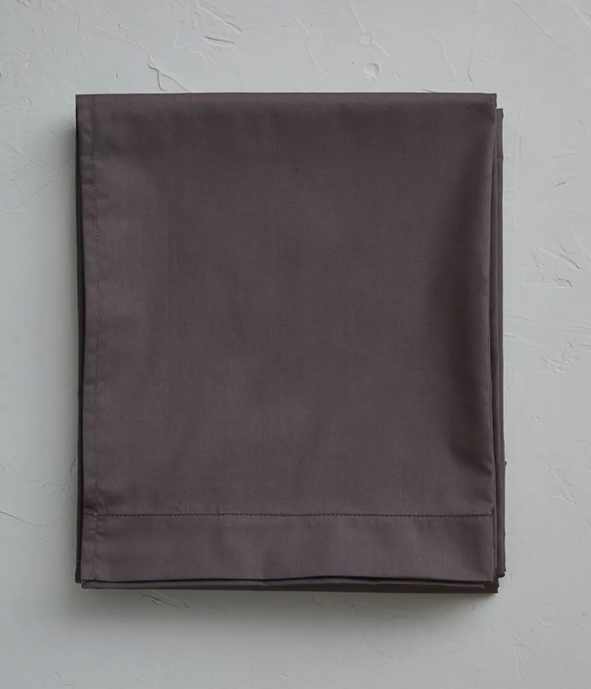 Drap percale gris basalt 180X290 cm