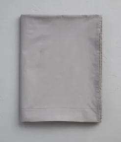 Drap percale gris galet