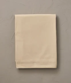 Drap percale lavée Beige épeautre