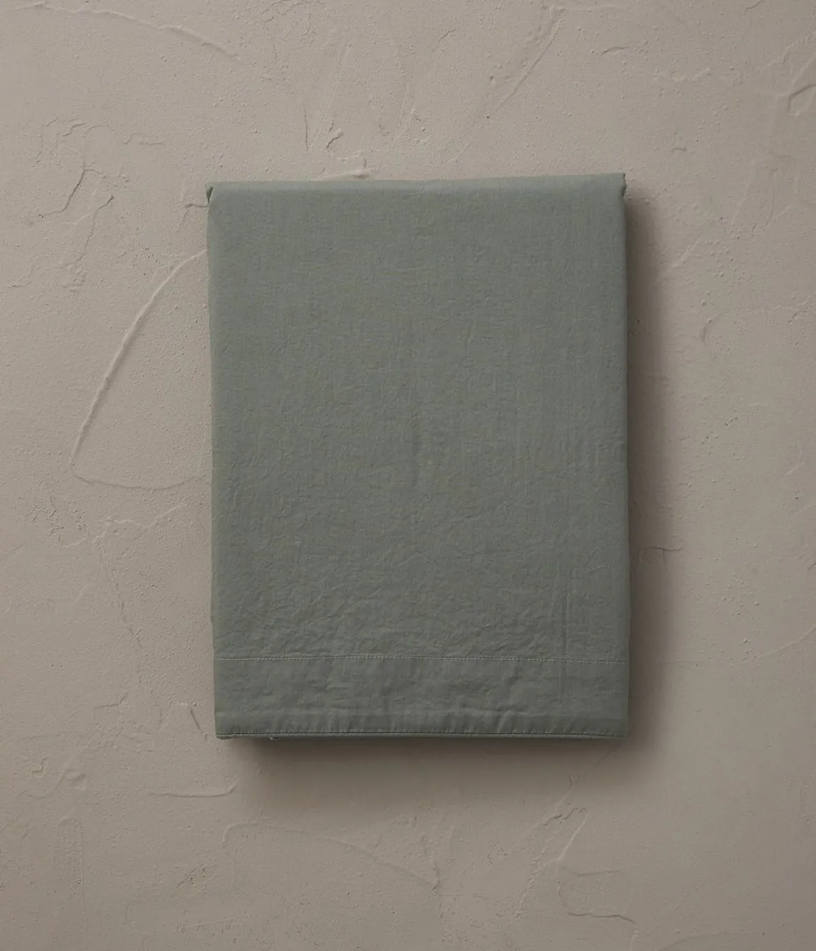 Drap percale lavée Vert sauge