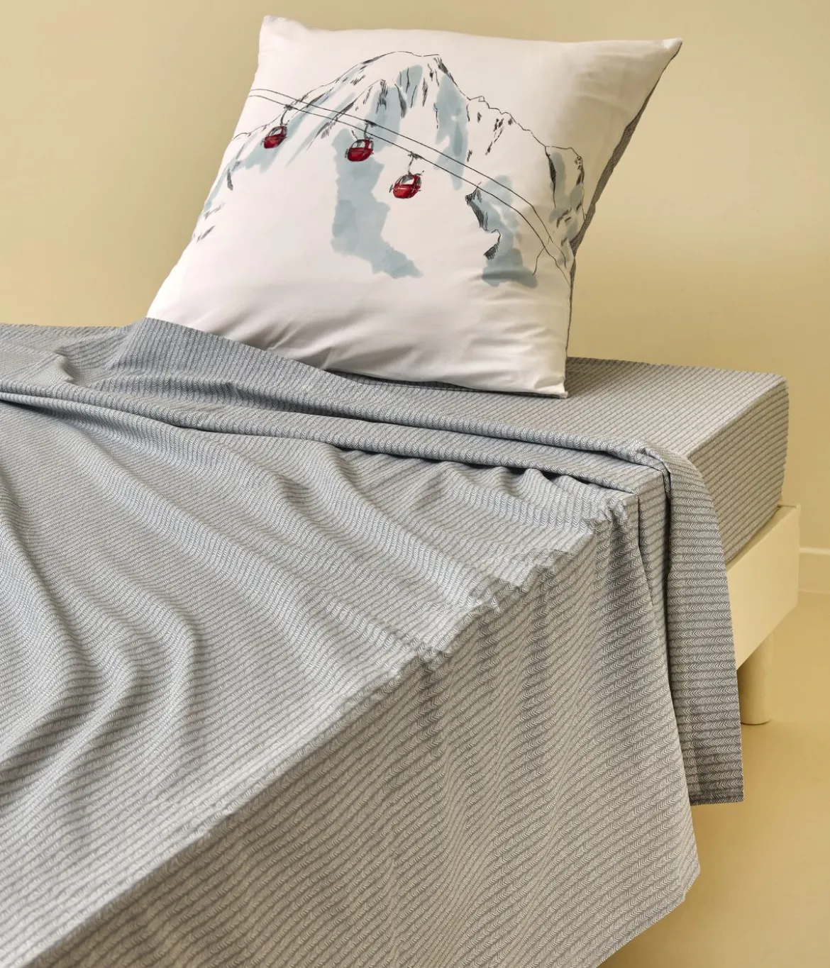 Drap plat imprimé RDV au sommet