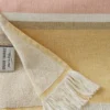 Fouta rayures jaunes