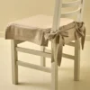 Galette de chaise beige sable