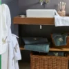 Gant de toilette L'envol blanc