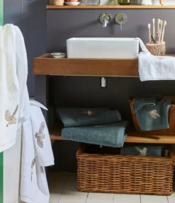 Gant de toilette L'envol blanc