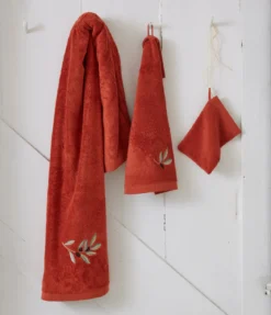 Gant de toilette L'oliveraie terre cuite