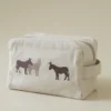 Grande trousse RDV au pré beige