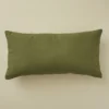 Housse coussin Léo kaki
