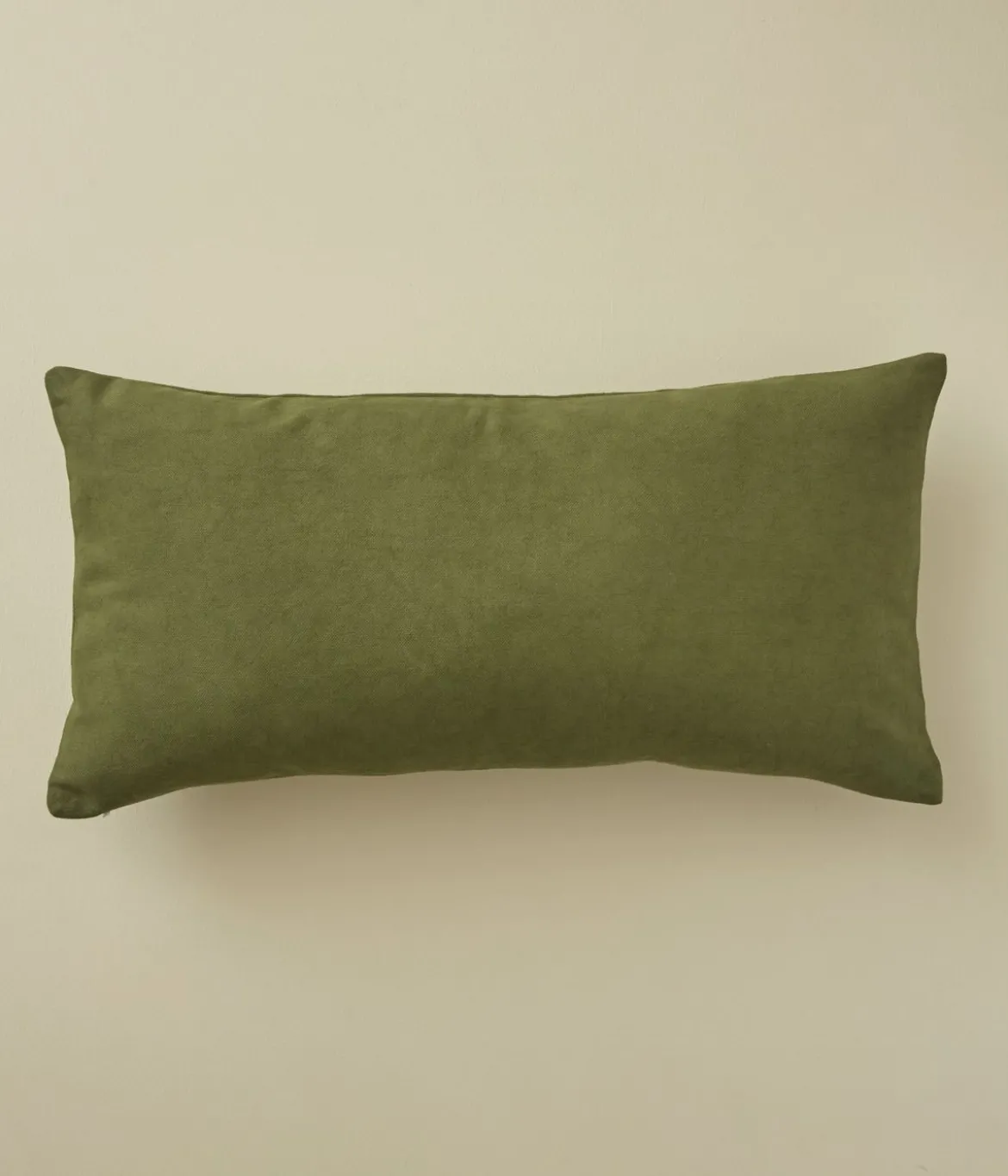 Housse coussin Léo kaki