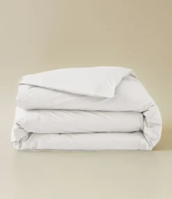 Housse de couette coton blanc