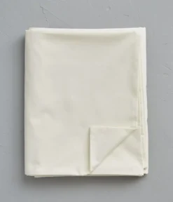 Housse de couette coton blanc crème