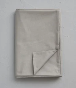 Housse de couette coton gris alu