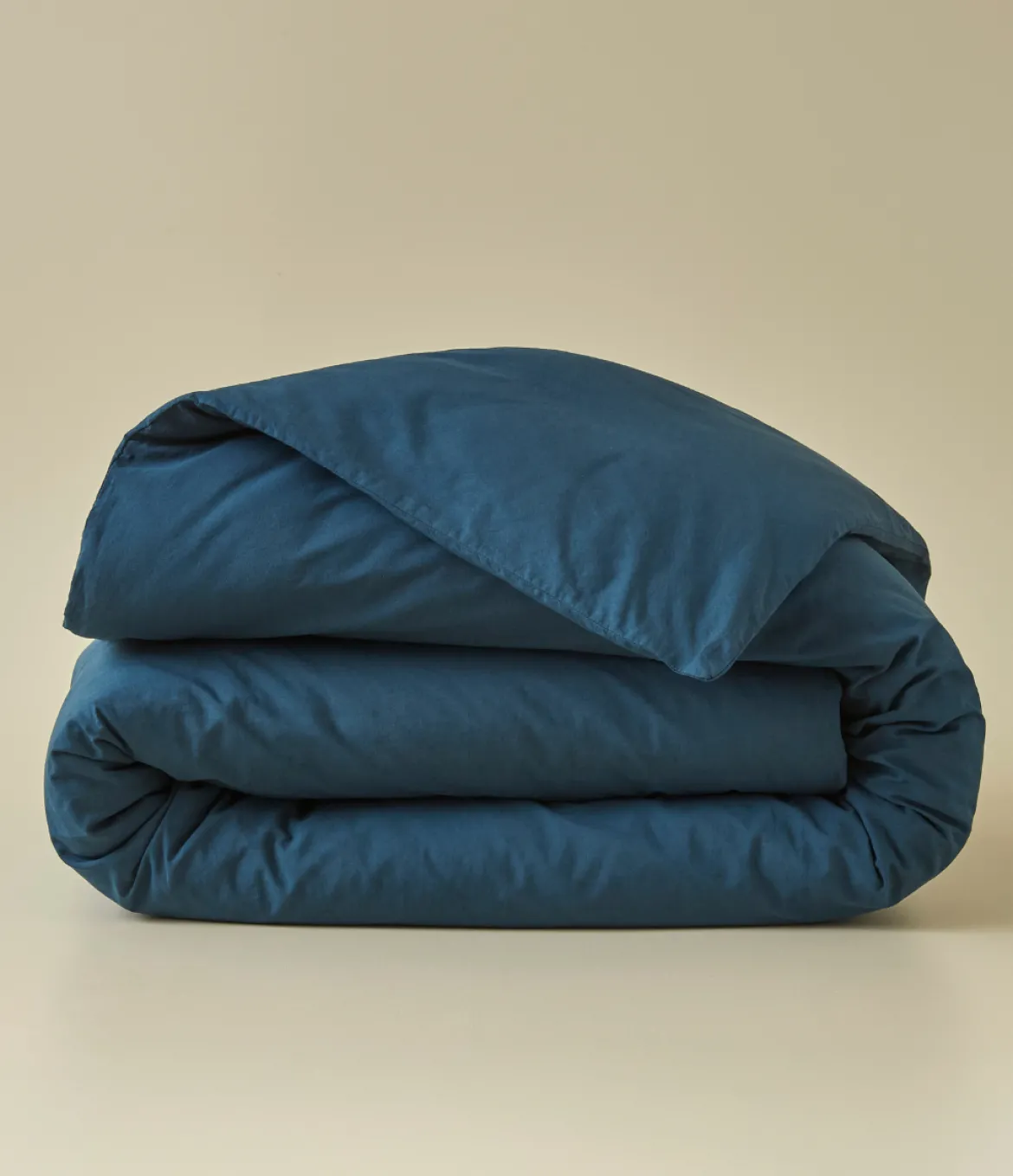 Housse de couette en percale lavée Encre