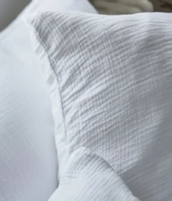 Housse de couette Gaze de coton blanc