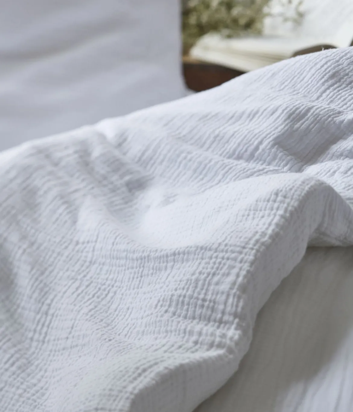 Housse de couette Gaze de coton blanc