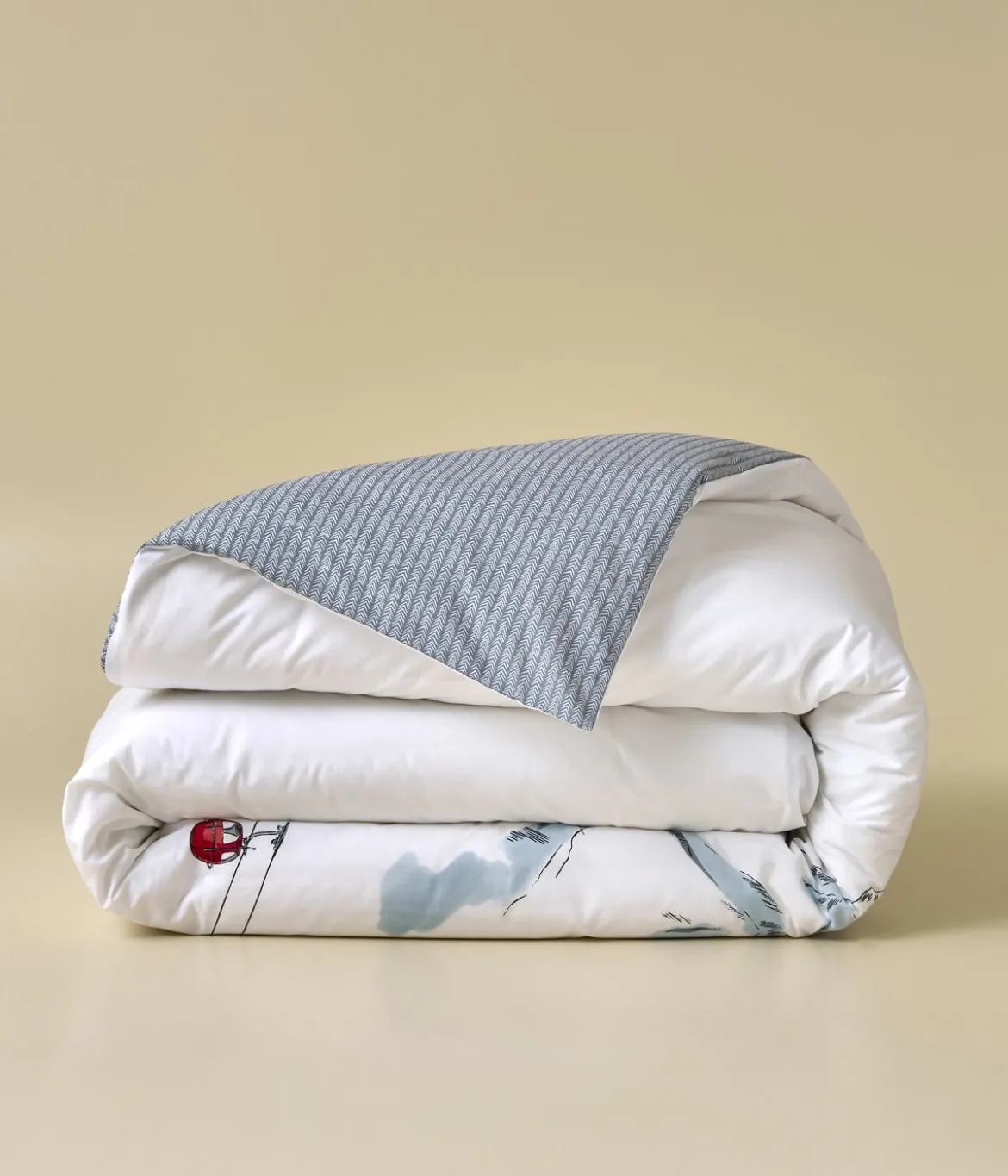 Housse de couette imprimée RDV au sommet