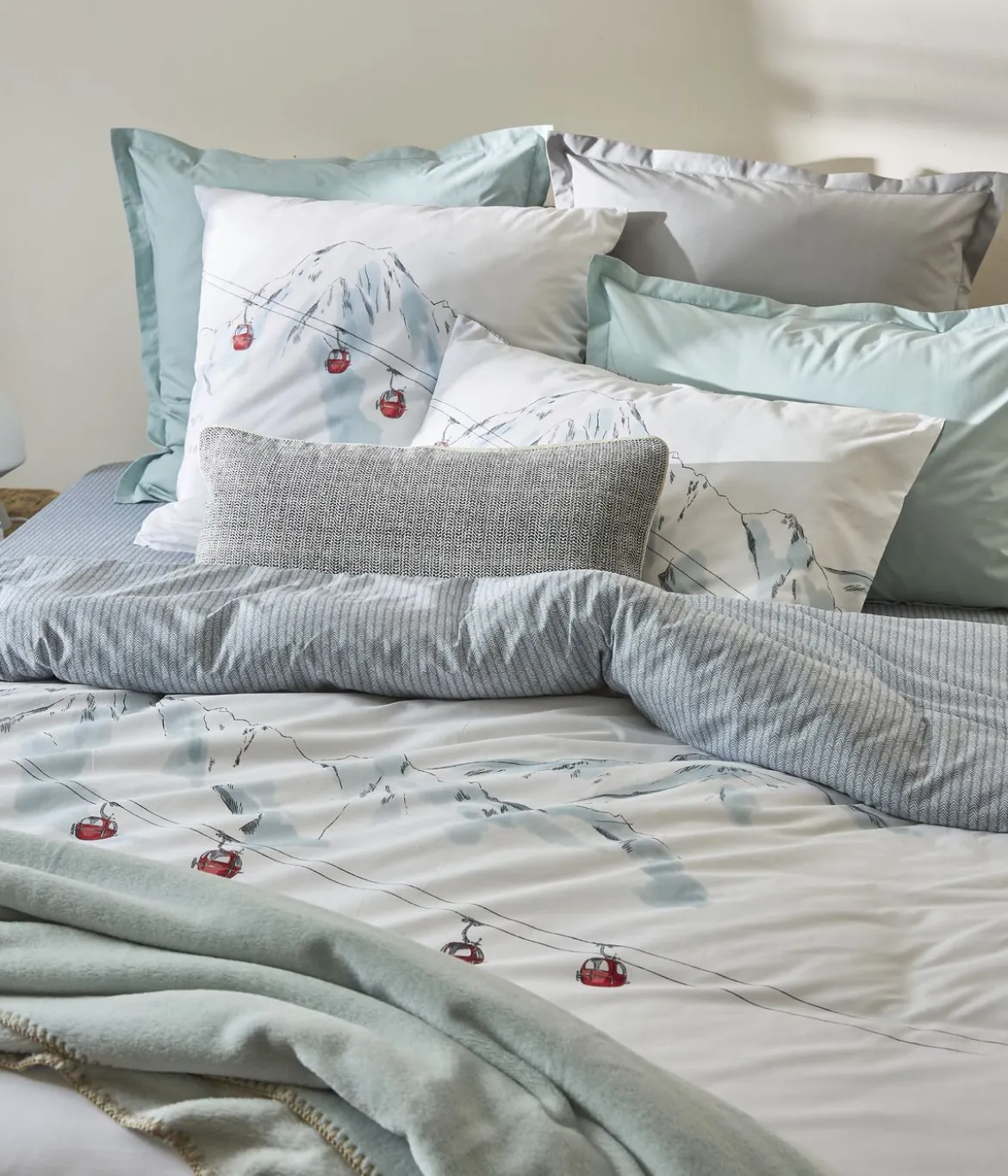 Housse de couette imprimée RDV au sommet