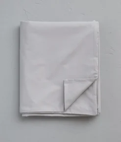 Housse de couette percale gris duvet