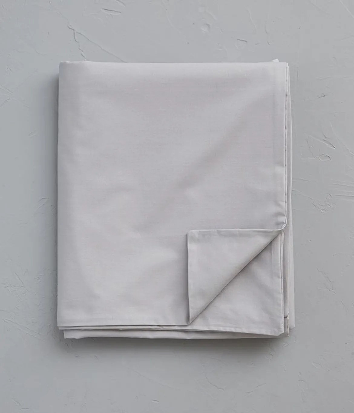 Housse de couette percale gris duvet