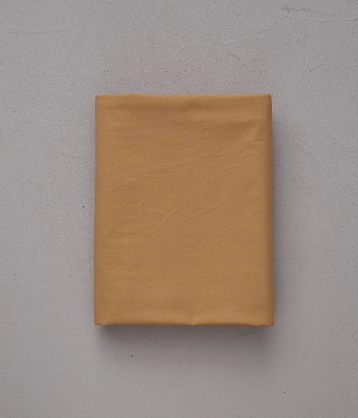 Housse de couette percale lavée Marron cire