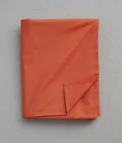 Housse de couette percale orange étincelle