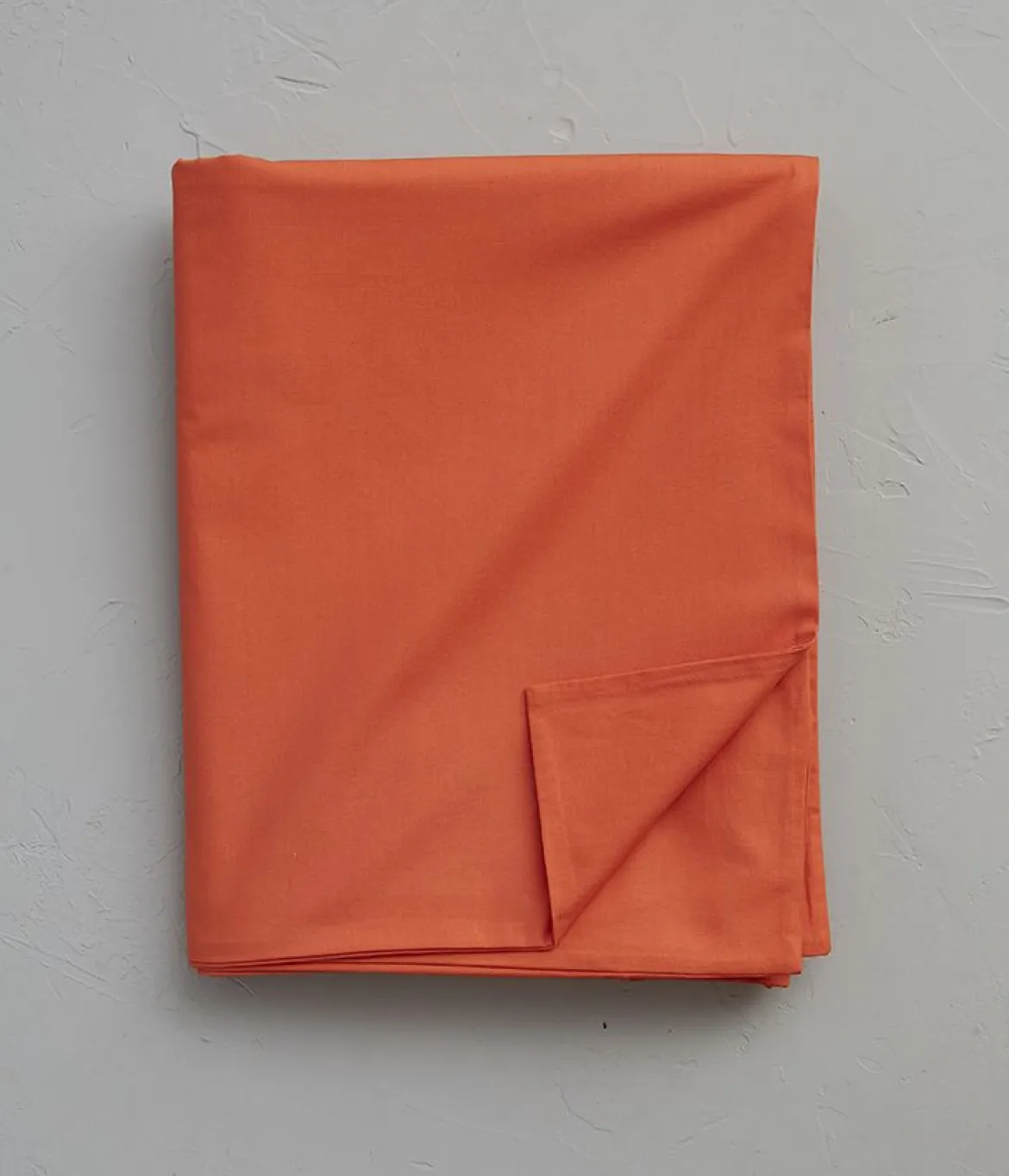 Housse de couette percale orange étincelle