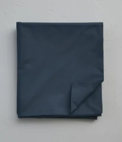 Housse de couette percale pierre bleue