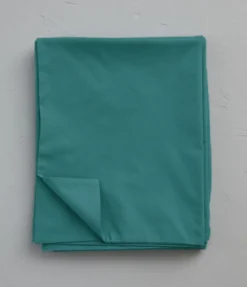 Housse de couette percale vert éméraude